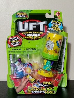 The Trash Pack 2012 UFT Spin Bin Launcher Pack Ultimate Fighting Trashies New